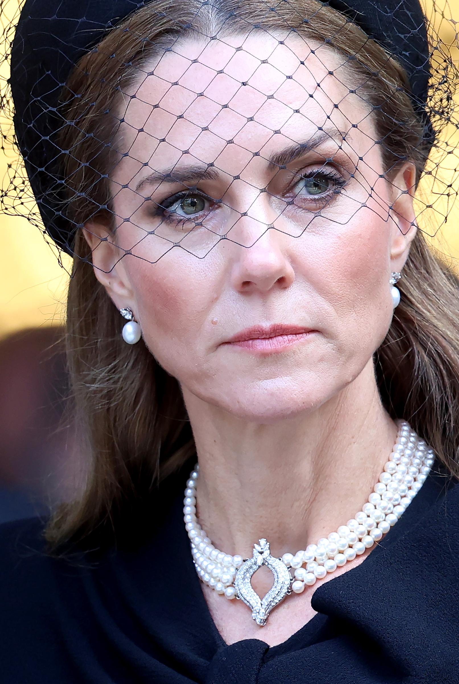 Catherine, Princess of Wales attends the funeral of The Duchess of Kent at Westminster Cathedral in London, England on September 16, 2025 | Source: Getty Images