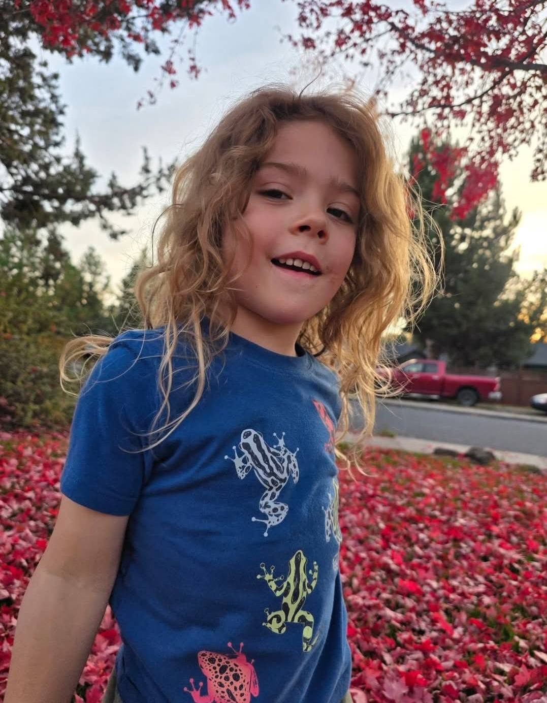Rhoam especially liked rainbow-colored sea creatures and described sharks and dinosaurs as "misunderstood," according to his aunt.| Source: Facebook/Cami Moore Barber