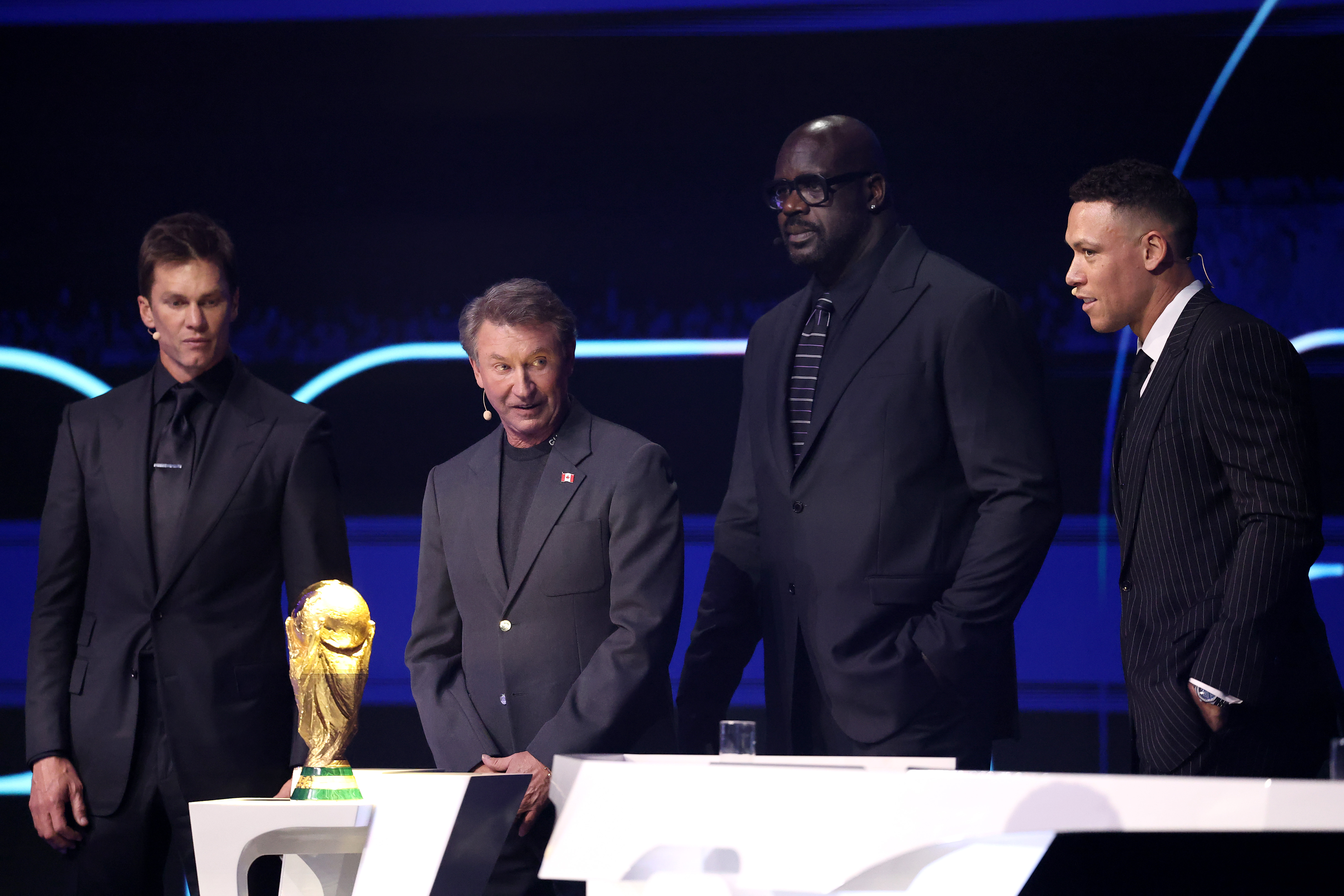 The seven-time Super Bowl champion joined fellow sports legends during the high-profile draw ceremony. His official FIFA role added another chapter to his long connection with elite competition, this time from beyond the football field. | Source: Getty Images