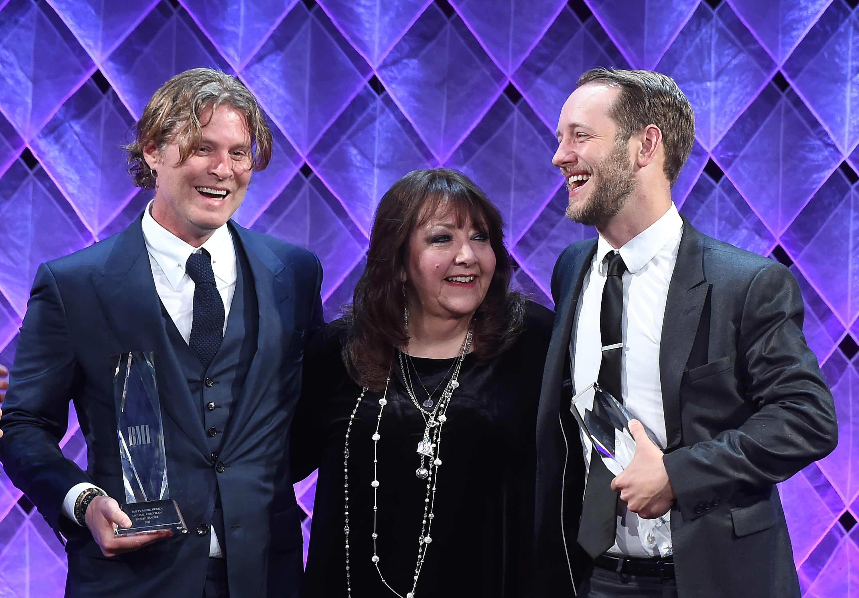 Michael Corcoran, Doreen Ringer-Ross, and Zack Hexum during the BMI Film, TV & Visual Media Awards on May 10, 2017. | Source: Getty Images
