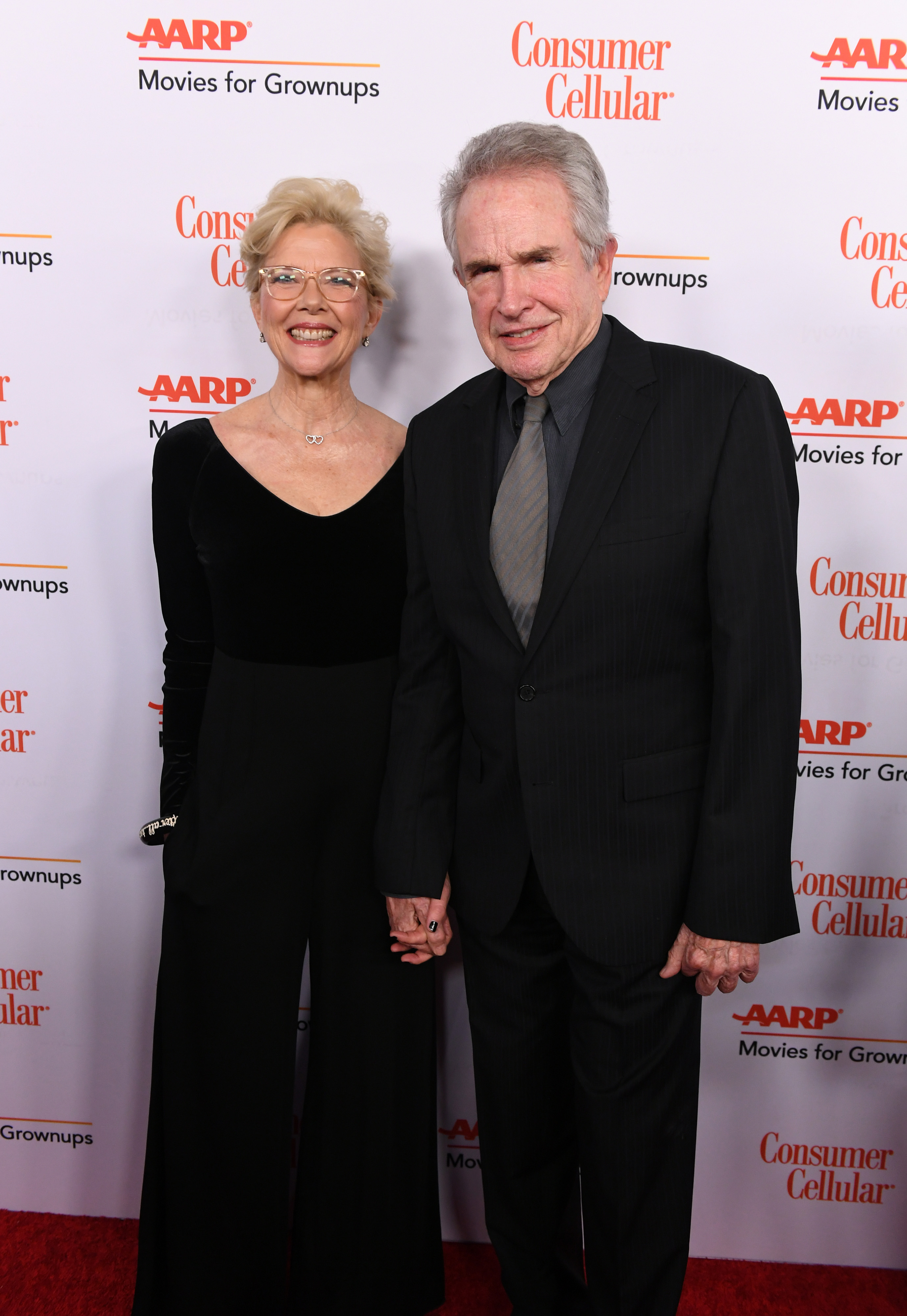 Annette Bening and Warren Beatty attend AARP The Magazine's 19th Annual Movies For Grownups Awards at Beverly Wilshire, A Four Seasons Hotel on January 11, 2020, in Beverly Hills, California | Source: Getty Images