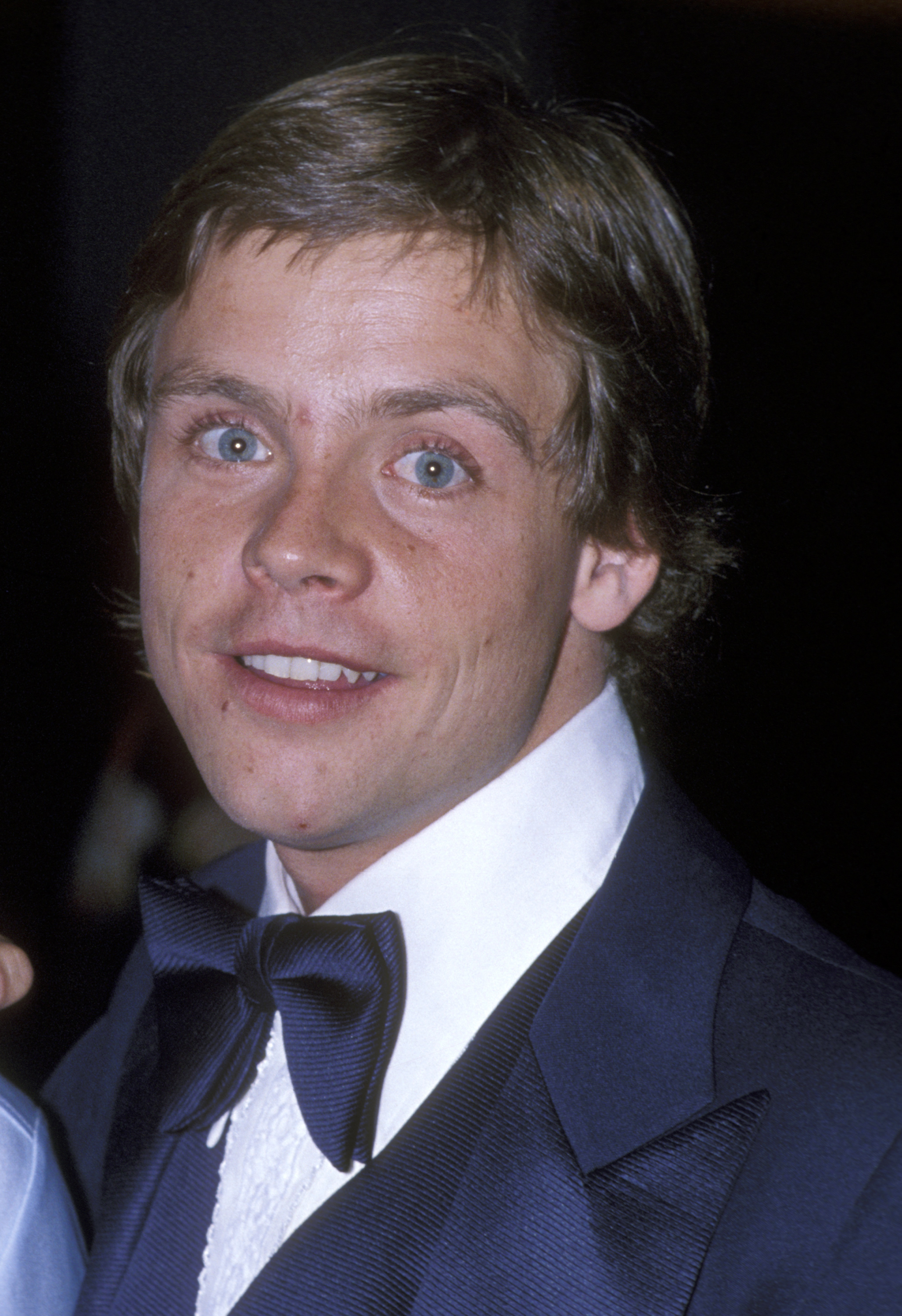 Mark Hamill attended the 10th Anniversary Celebration of the American Film Institute at the Kennedy Center in Washington, D.C., on November 17, 1977, closing out a transformative year for the actor. The photograph of Hamill in a formal tuxedo and oversized bow tie offered another close view of his face following his January crash and reconstructive treatment. The event came nearly six months after "Star Wars" made him internationally known as Luke Skywalker.